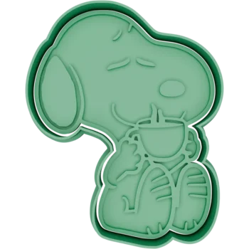 Snoopy Tomando Café