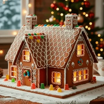 3D Casa de Jengibre XL (1) Set Casa de Jengibre XL – Cortadores Navideños (25×14×19 cm)